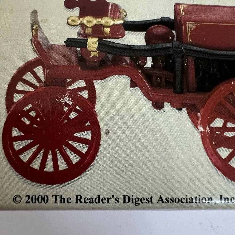 Reader’s Digest 2000 Horse Drawn Pumper High Speed Vintage Truck NIB